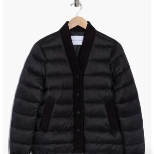 Rebecca Minkoff Black Cardigan Puffer Jacket
